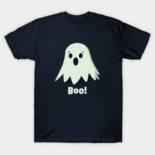 Boo! || Cute Halloween Ghost T-Shirt